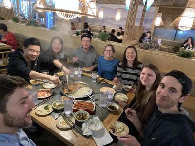 Lab dinner with hot pot!
